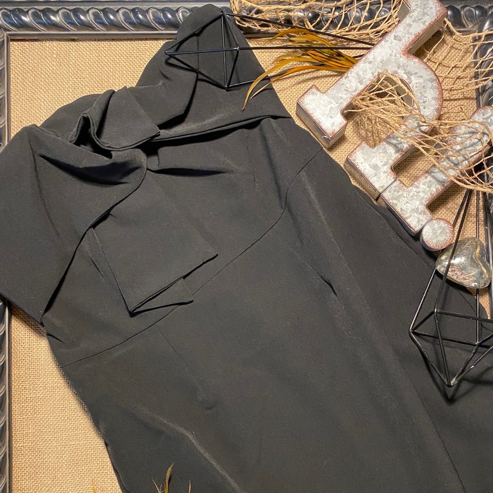 NWT Alexia Admor Black BowTie Cocktail Dress Sz 10